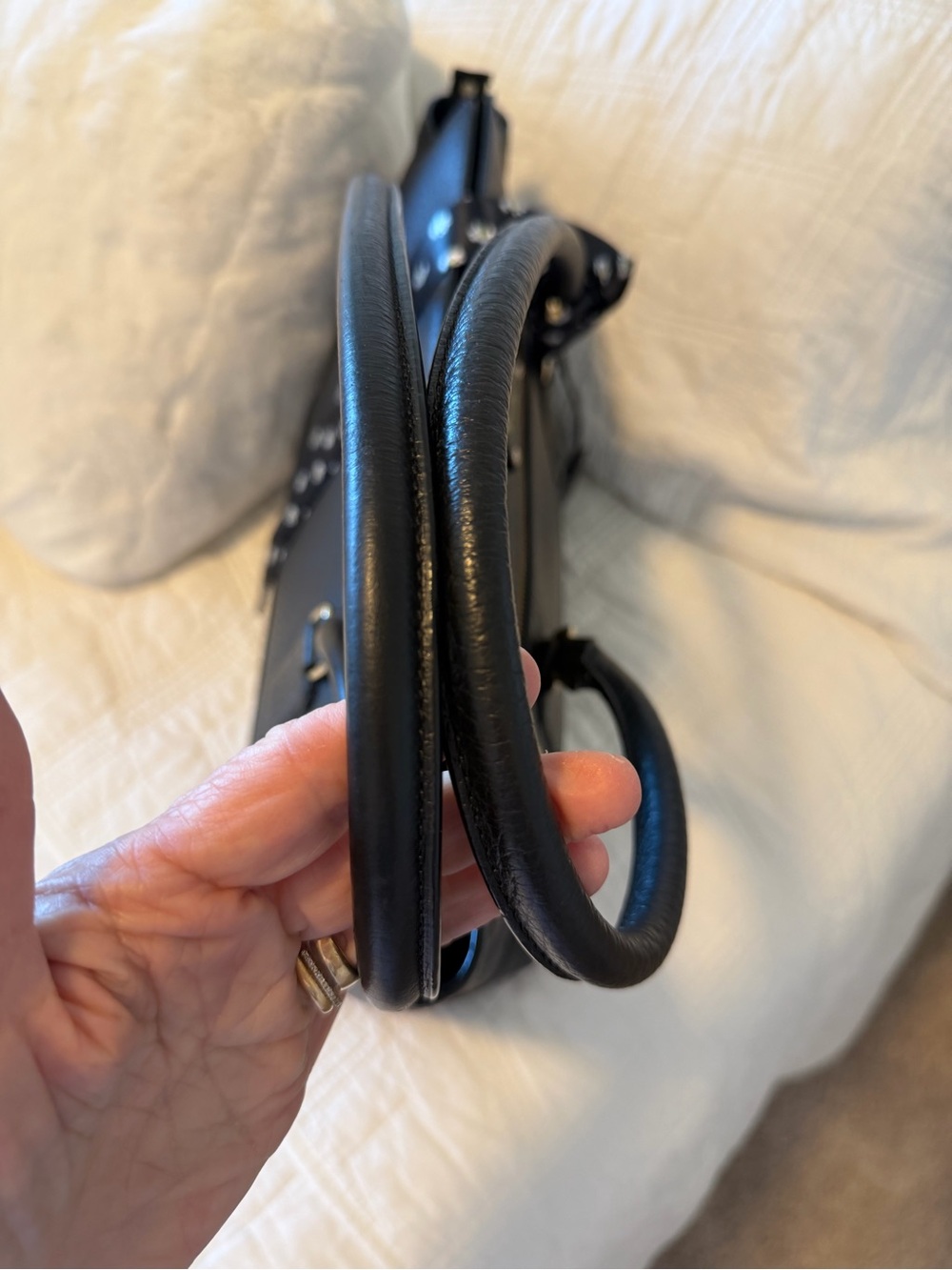 Kate Spade NWOT Bay St Oden Black Pebbled Leather Tote - Picture 12 of 12